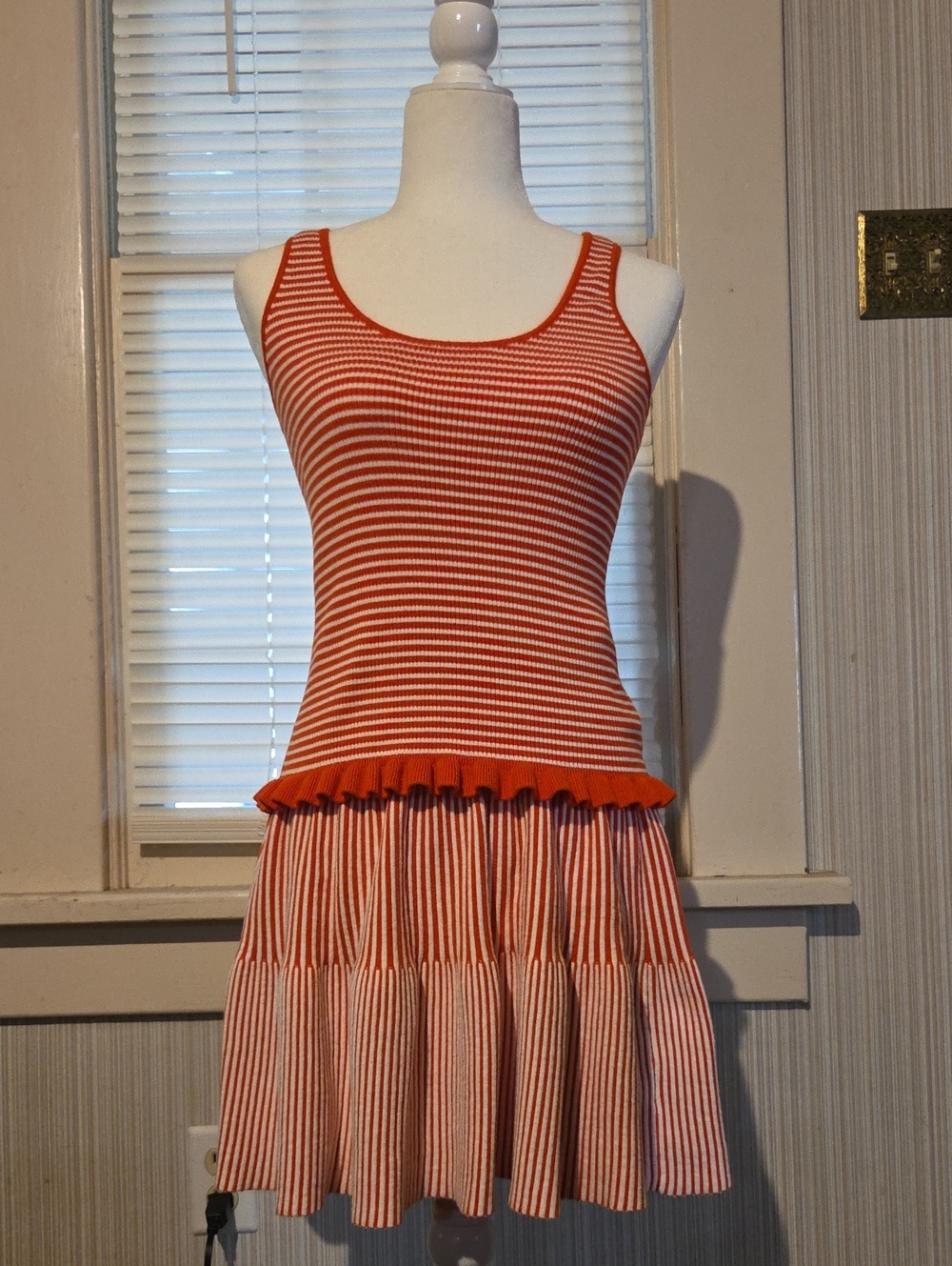 Matching Skirt Set Orange Small Womens Free Assembly